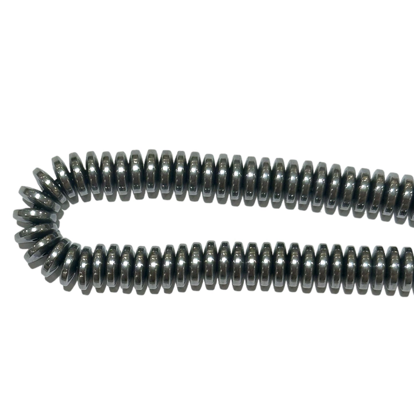 Fil de perle Hématite electroplaquée argentée claire HEA-20/ HEA-21/HEA-22 - Foliesbijoux