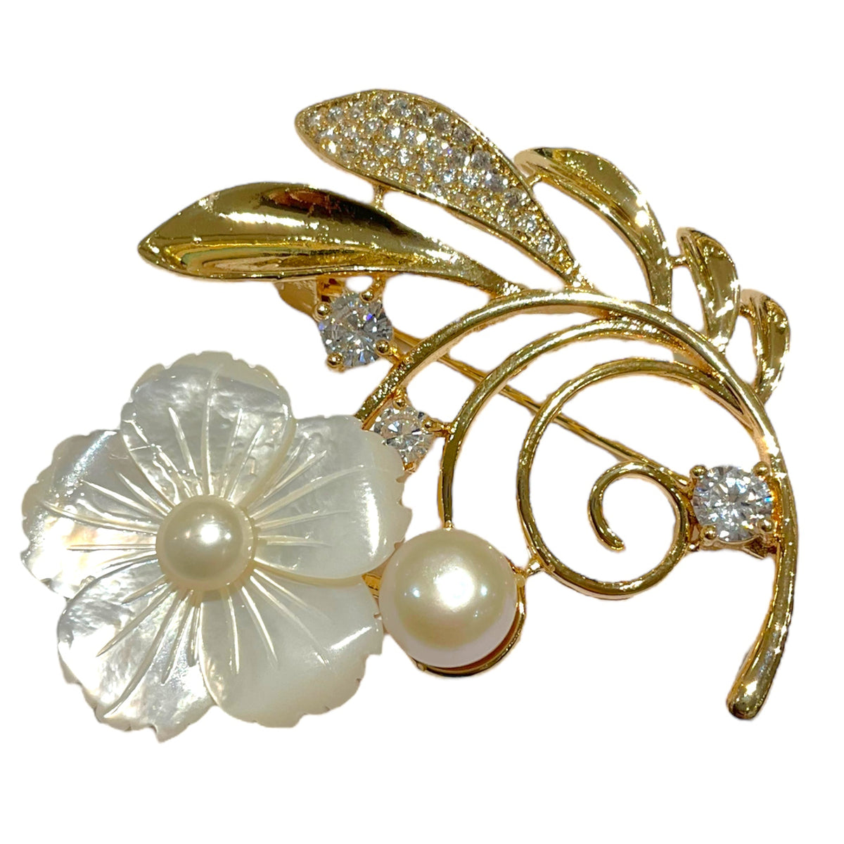 Broche fleurie - Foliesbijoux