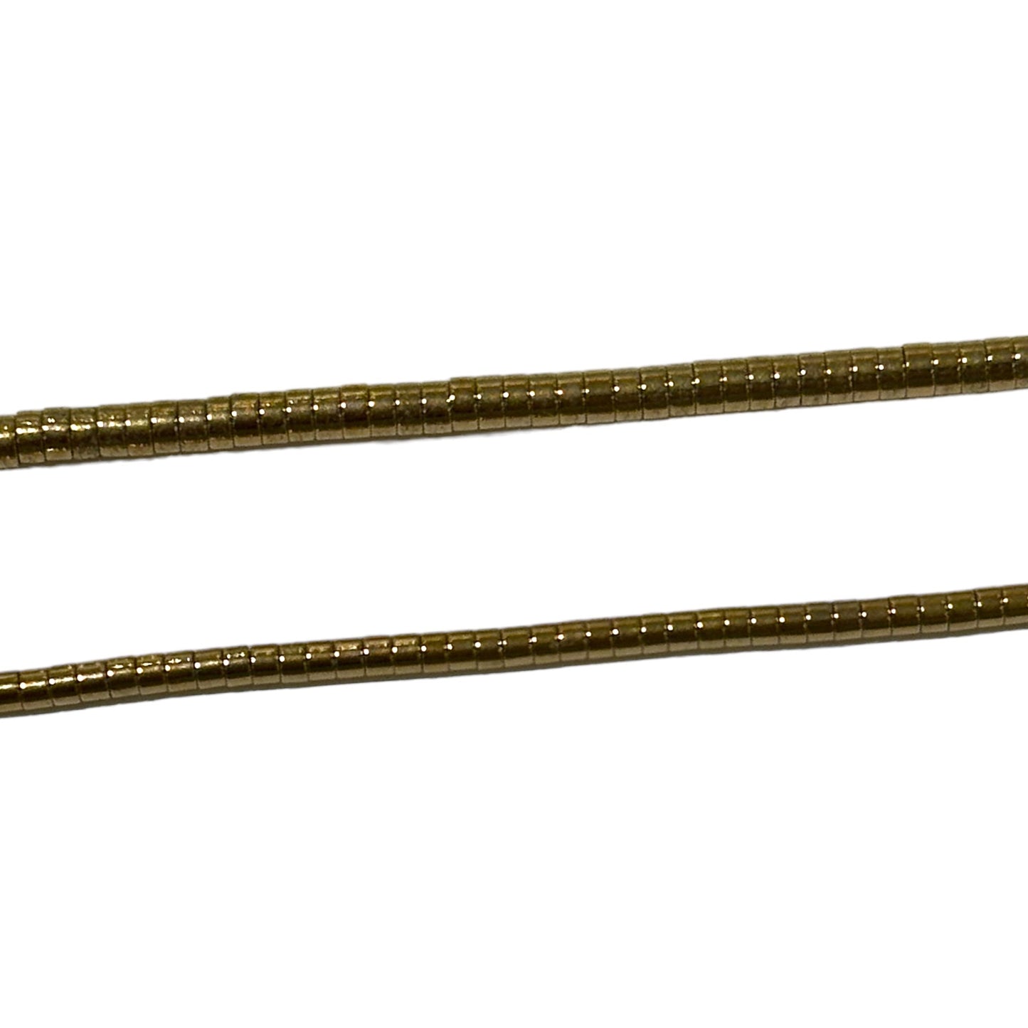 Fil de perle Hématite electroplaquée doré/bronze - Foliesbijoux