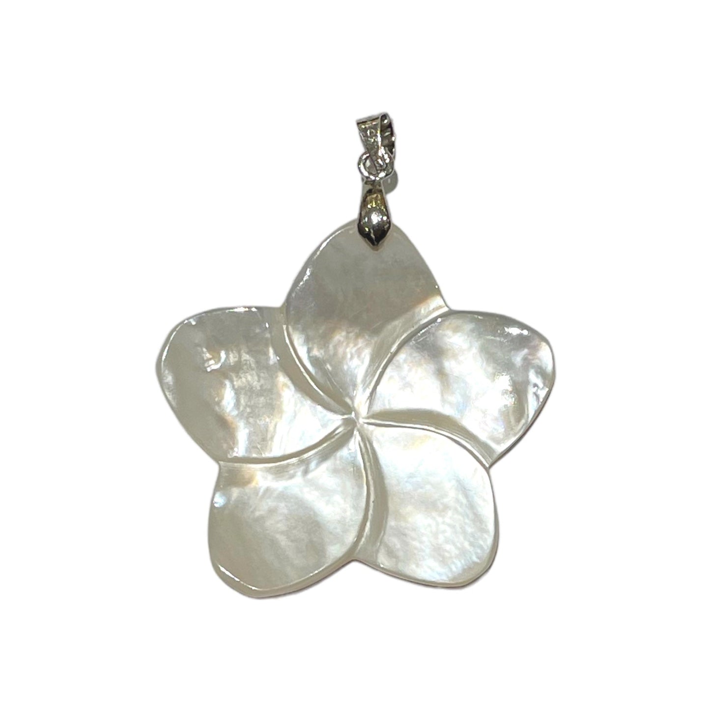 Pendentif fleurs monoi en nacre - Foliesbijoux
