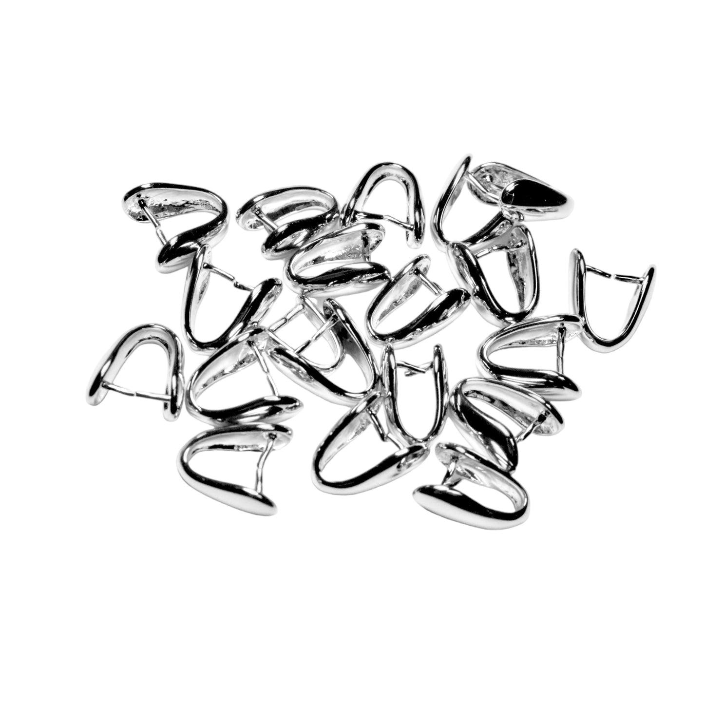 Lot de 20 Bélières pour pendentif épaisse K 933 - Foliesbijoux