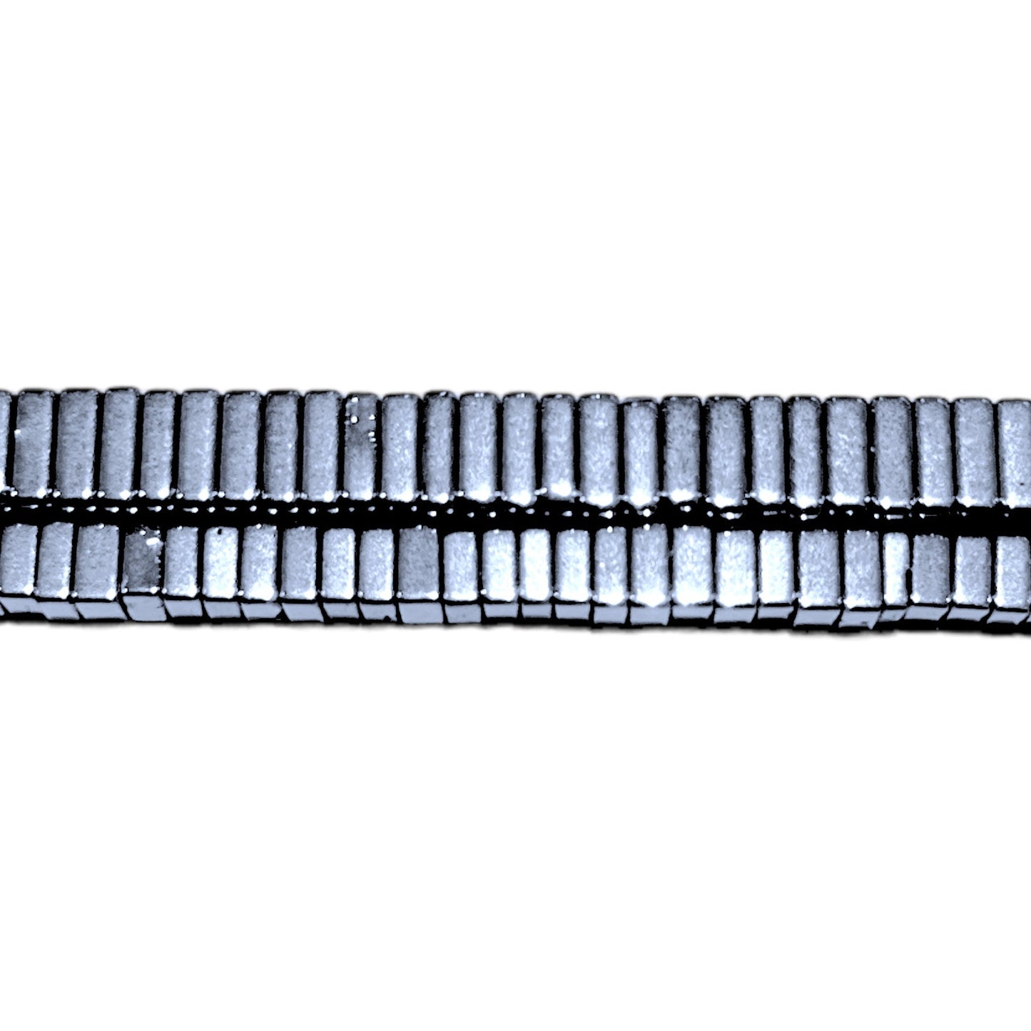 Fil de perle Hématite electroplaquée Argentée argentée claire - Foliesbijoux