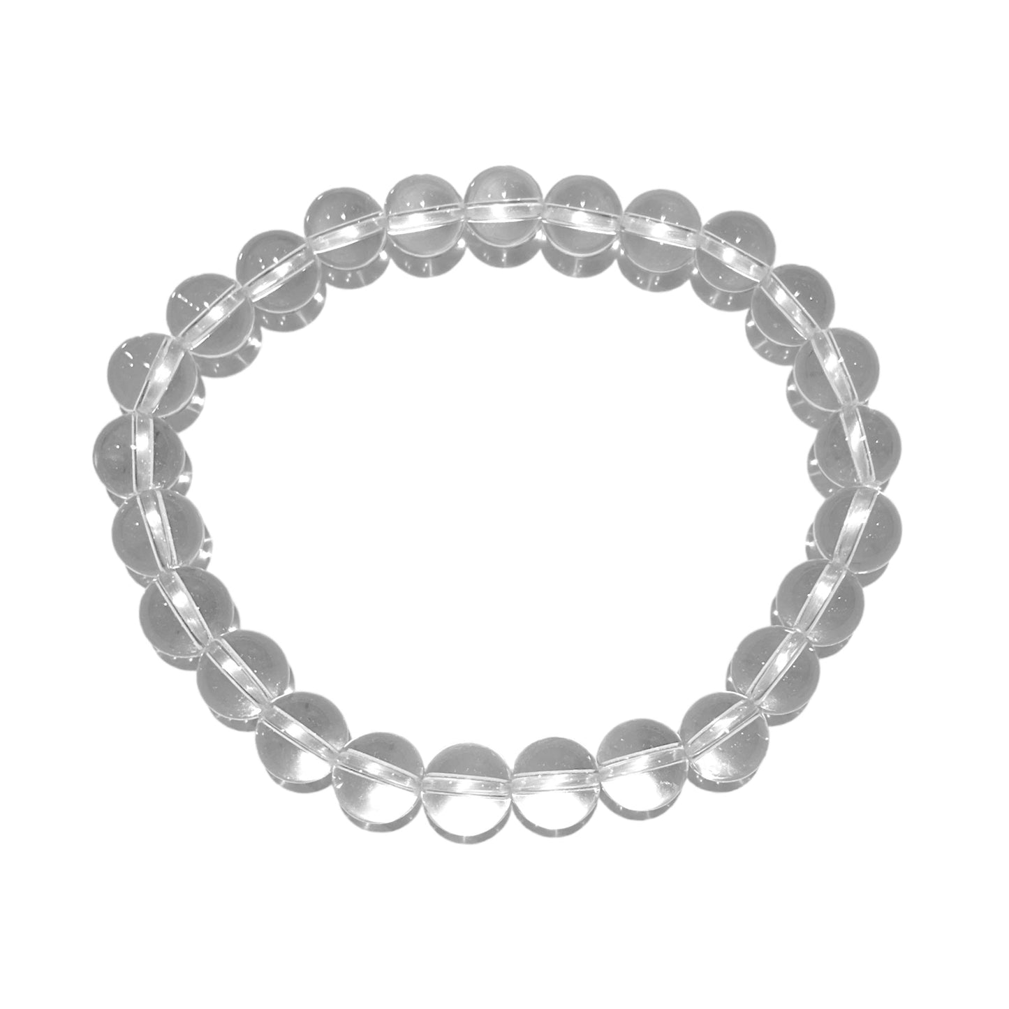 Bracelet Cristal de roche A pour enfant - Foliesbijoux