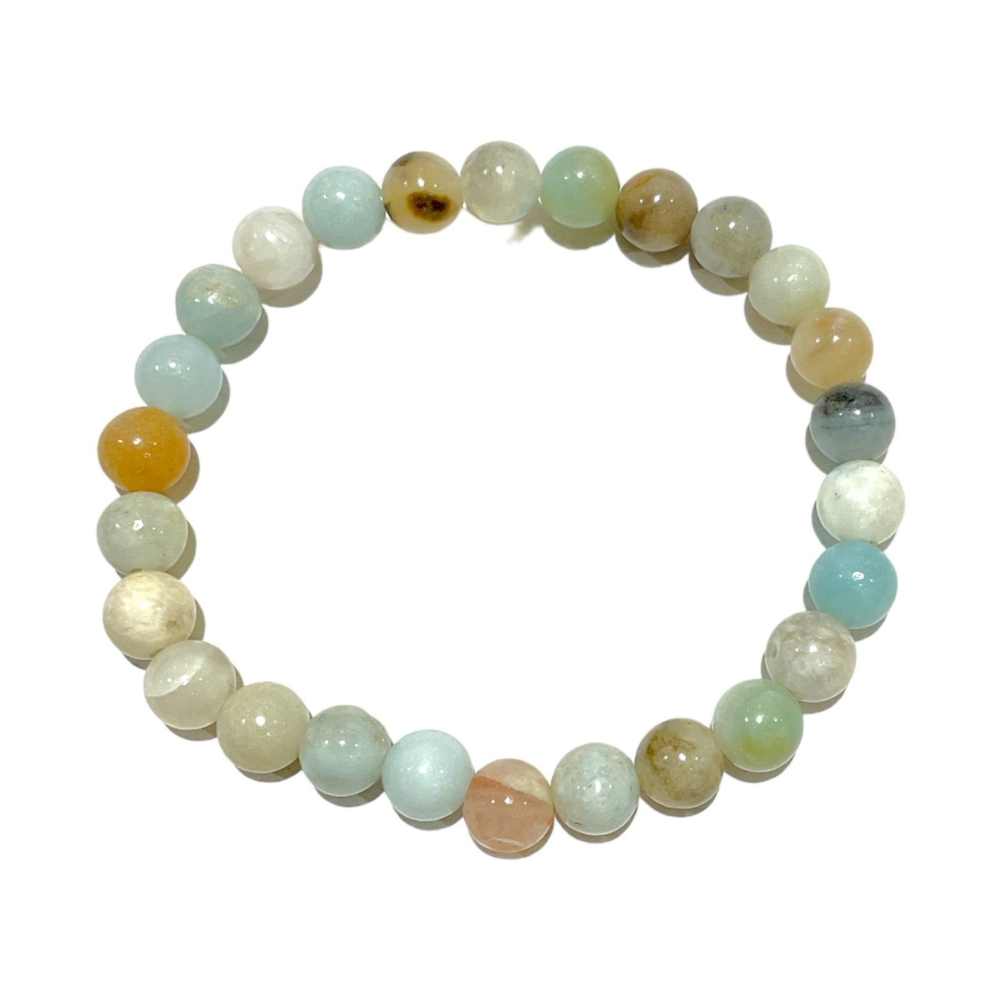 Bracelet Amazonite de chine A pour enfant - Foliesbijoux