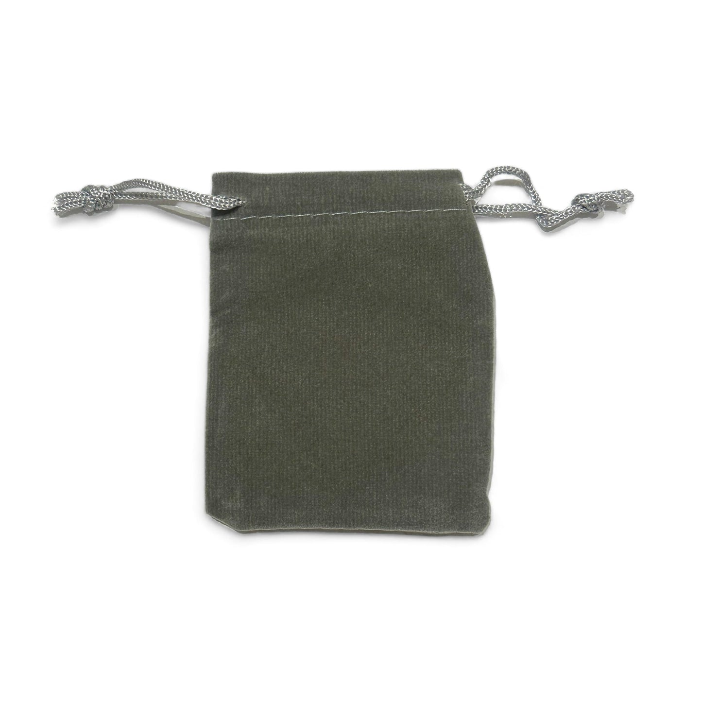 50 pochons en velour gris 7x9 cm - Foliesbijoux