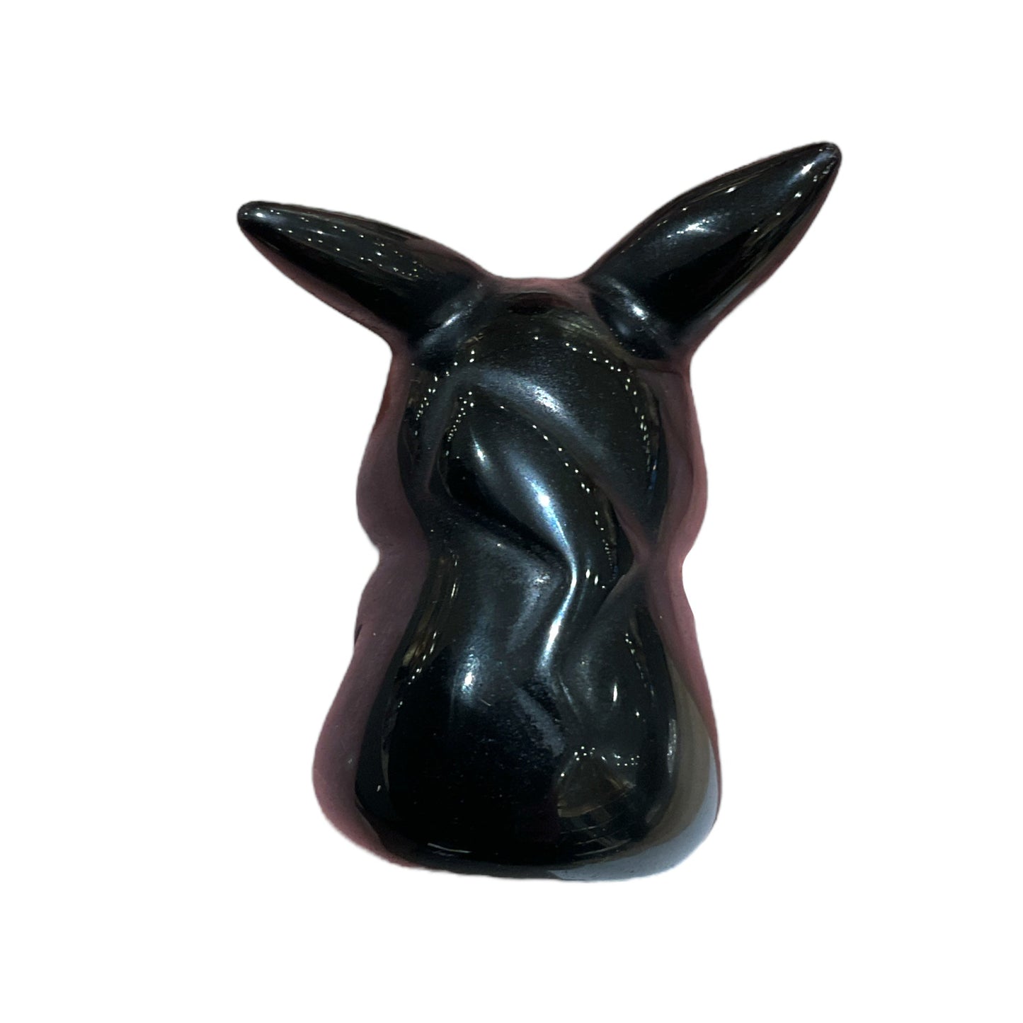 Figurine Pikachu en Obsidienne noire - Foliesbijoux