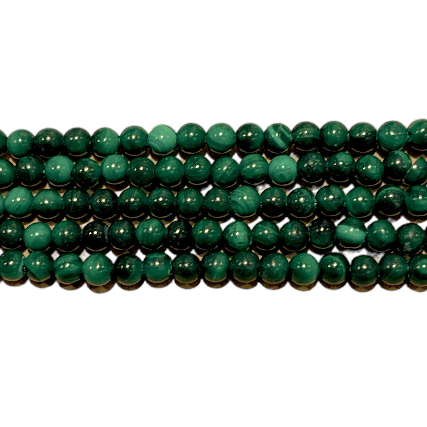 Fil de perle Malachite AA 2 mm - Foliesbijoux