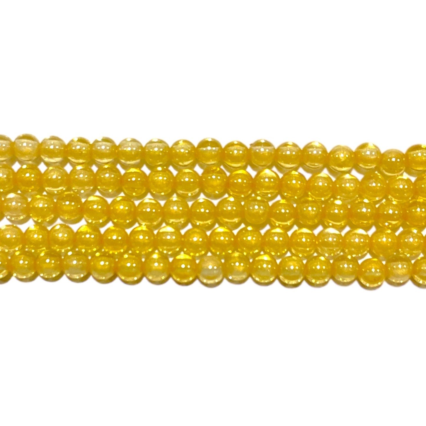 Fil de perle Zircon jaune 2 mm - Foliesbijoux