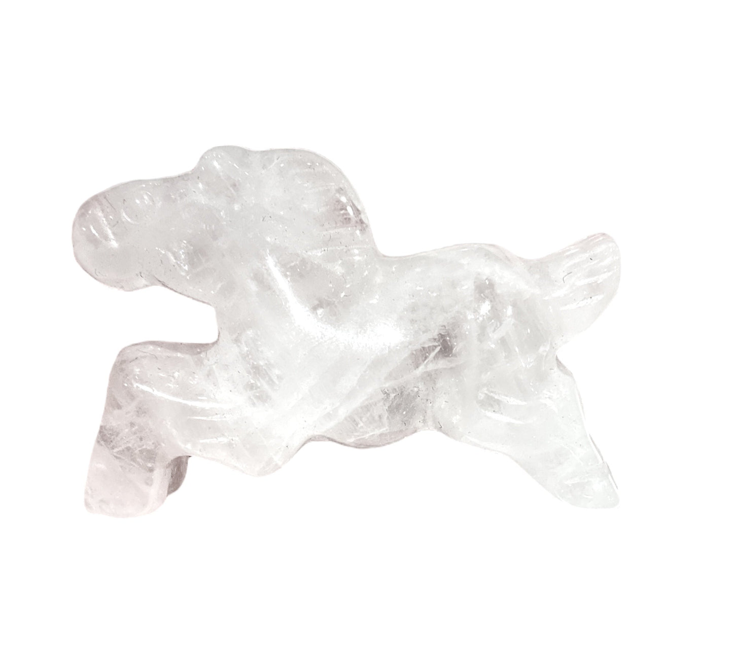 Figurine Cheval en Cristal de Roche - Foliesbijoux