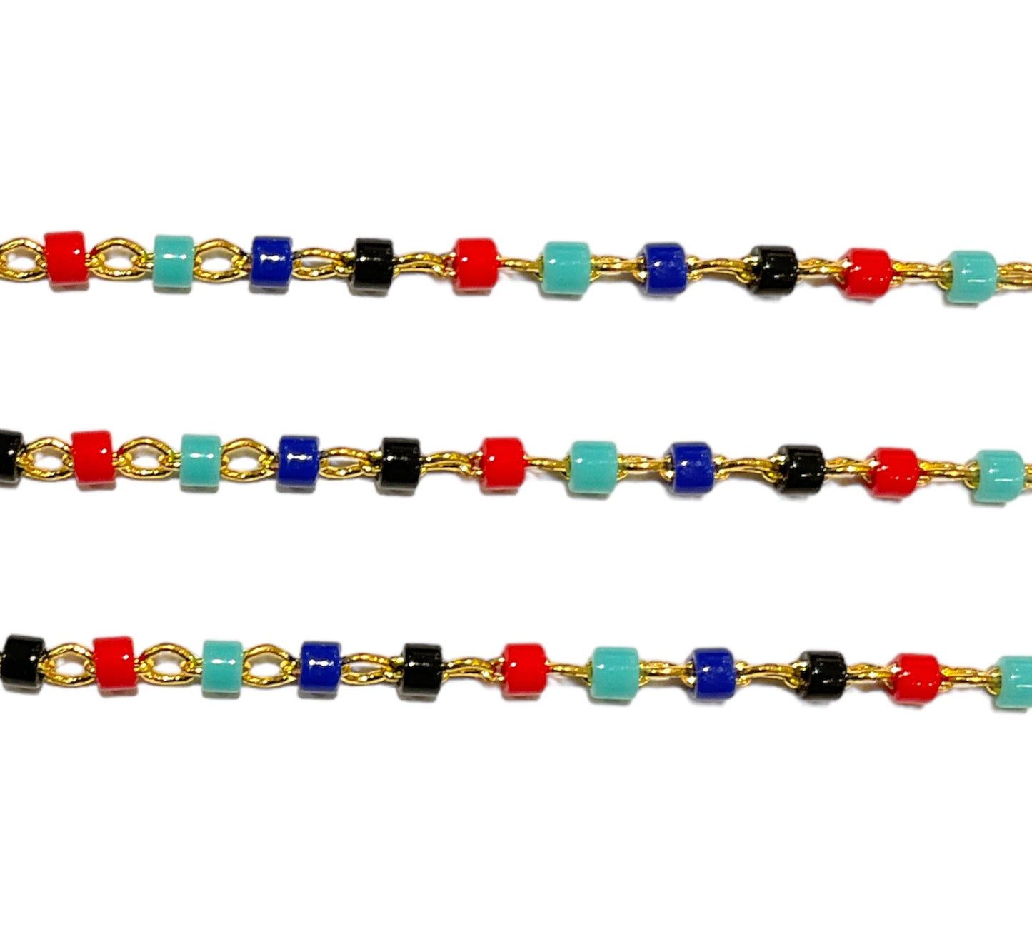 Chaîne dorée au mètre laiton - Foliesbijoux