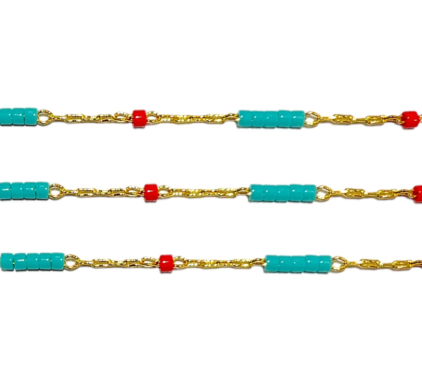 Chaîne dorée au mètre laiton - Foliesbijoux