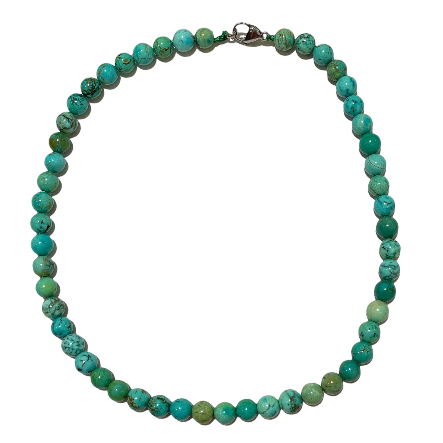 Collier boule Turquoise de Chine - Foliesbijoux