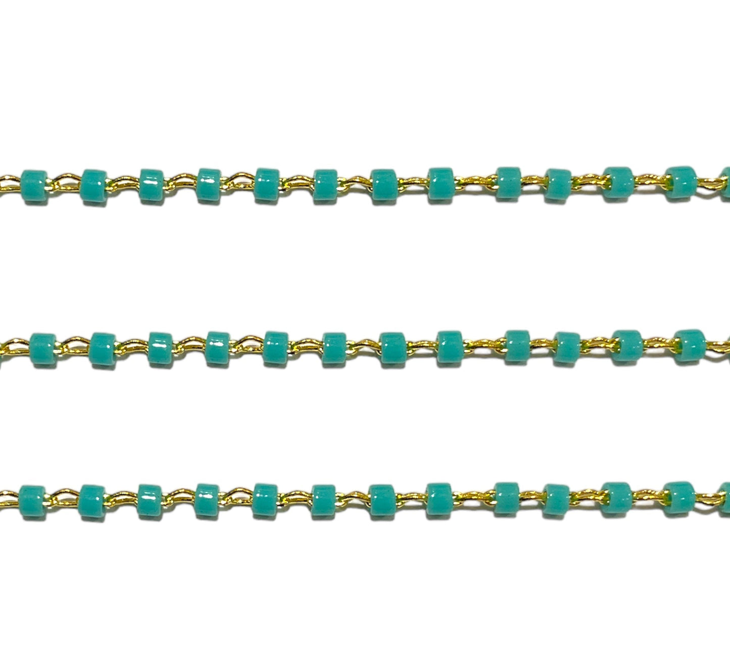 Chaîne dorée au mètre laiton - Foliesbijoux