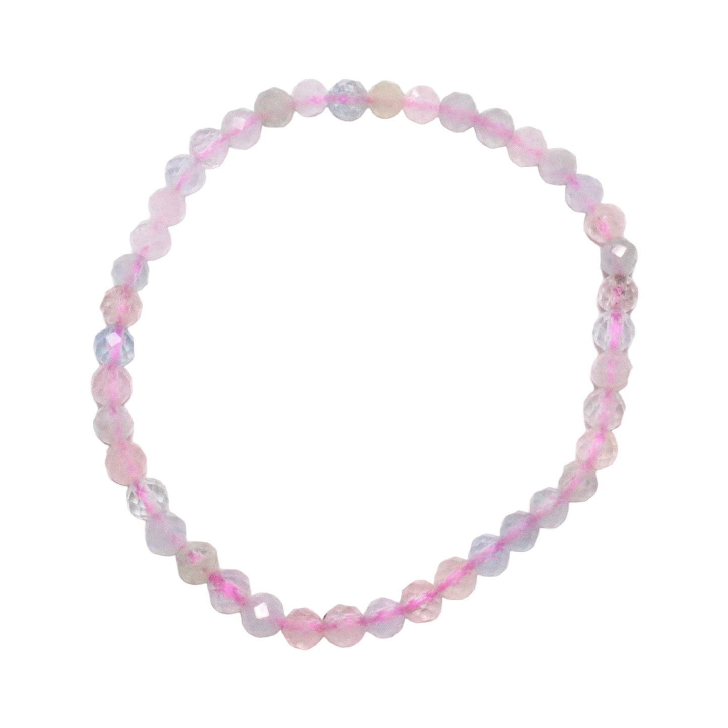 Bracelet Morganite A+ Facetté - Foliesbijoux