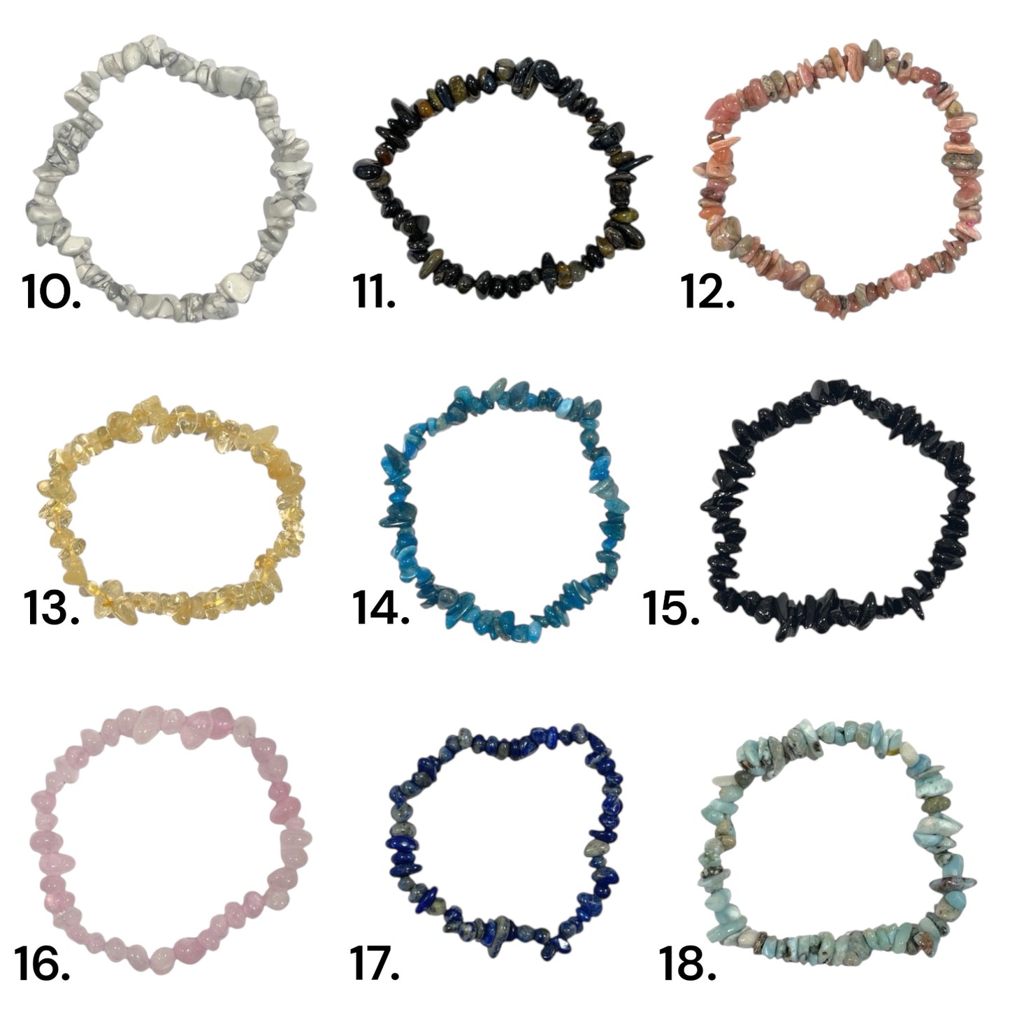 Bracelet baroque (34 pierre disponible)