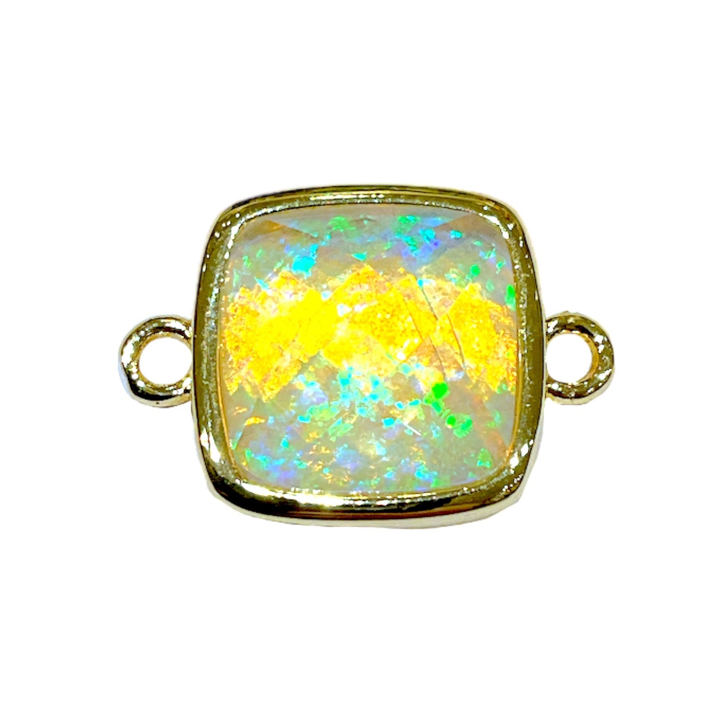 Pendentif opale synthétique 12C - Foliesbijoux