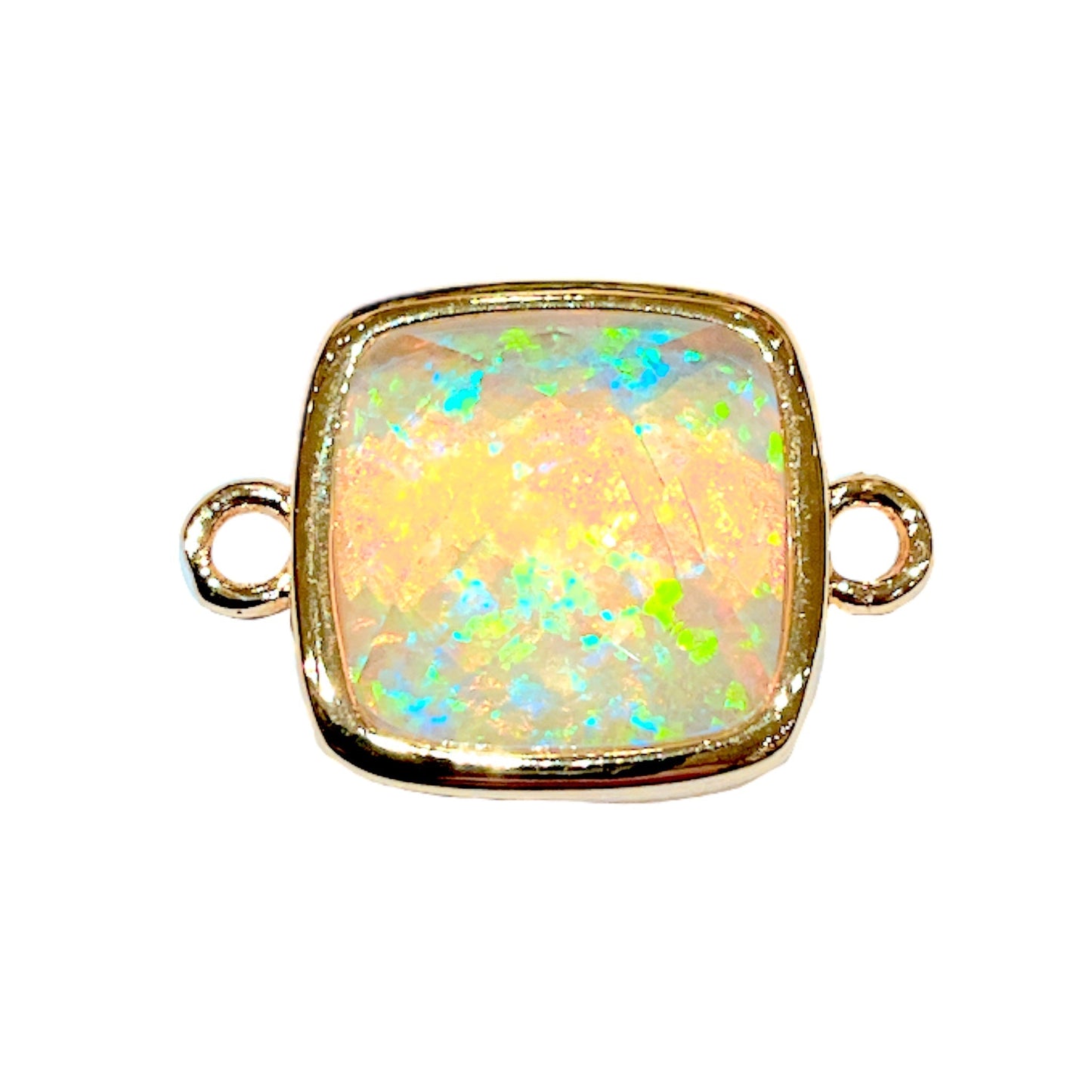 Pendentif opale synthétique 11C - Foliesbijoux