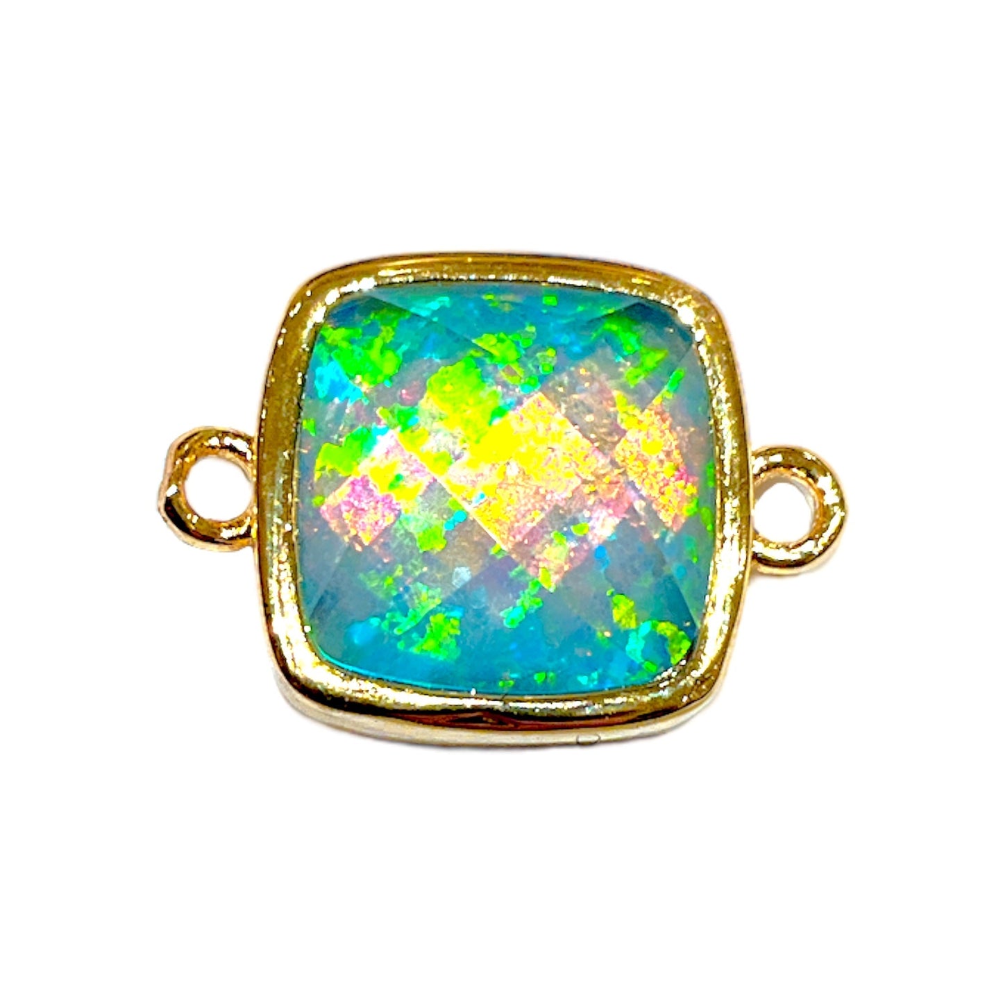 Pendentif opale synthétique 10C - Foliesbijoux