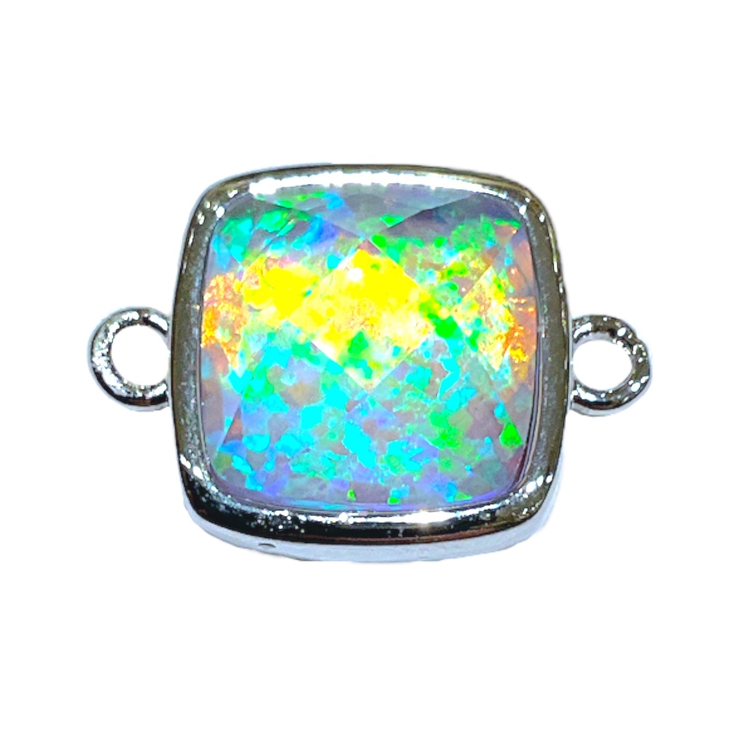 Pendentif opale synthétique Opale 8C - Foliesbijoux