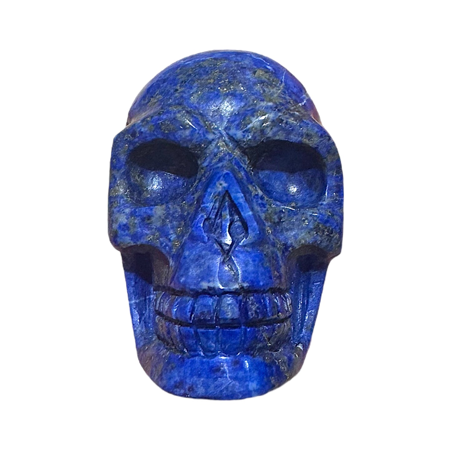 Crâne Lapis Lazuli 270g 7x4x6cm (pièce unique) - Foliesbijoux
