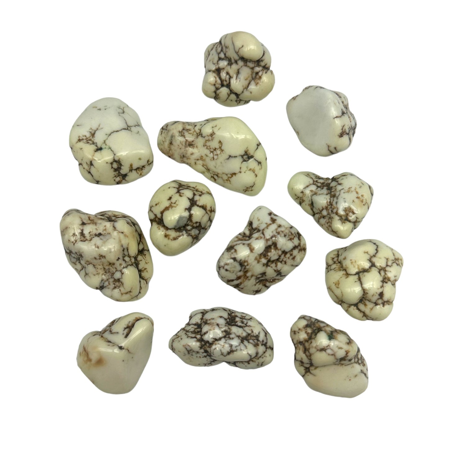 Pierre roulée en Magnésite stabilisée - Foliesbijoux