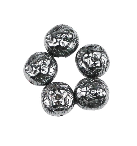 Fil de perle Hématite electroplaquée argenté HEA-81 - Foliesbijoux