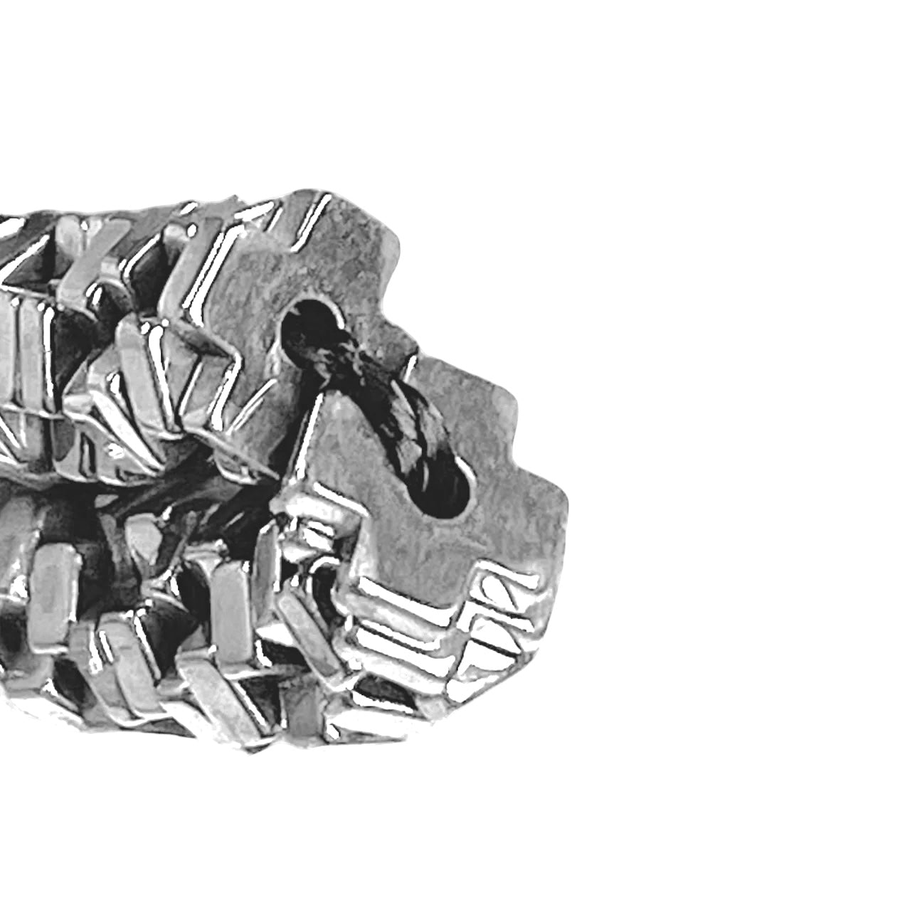 Fil de perle Hématite electroplaquée argenté/claire HEA-107 - Foliesbijoux