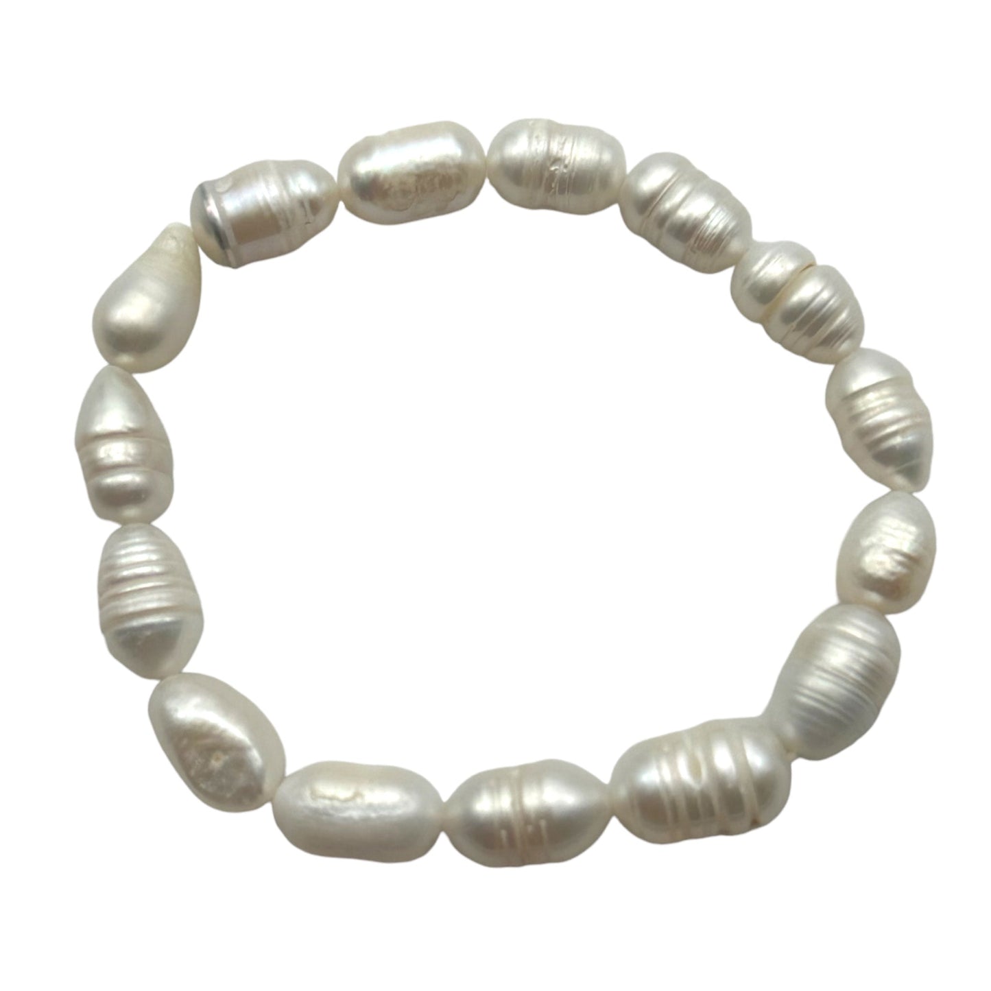 Bracelet perles d’eau douce AA 7-8mm numéro 8 - Foliesbijoux