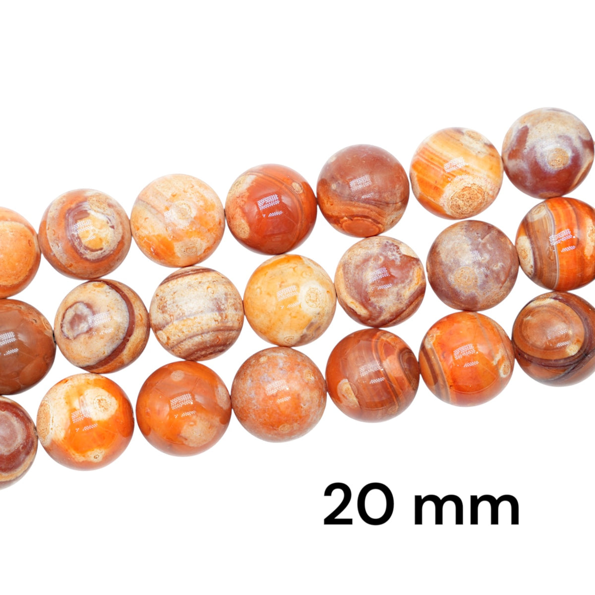 Fil de perle Agate Peau de serpent A — NEW