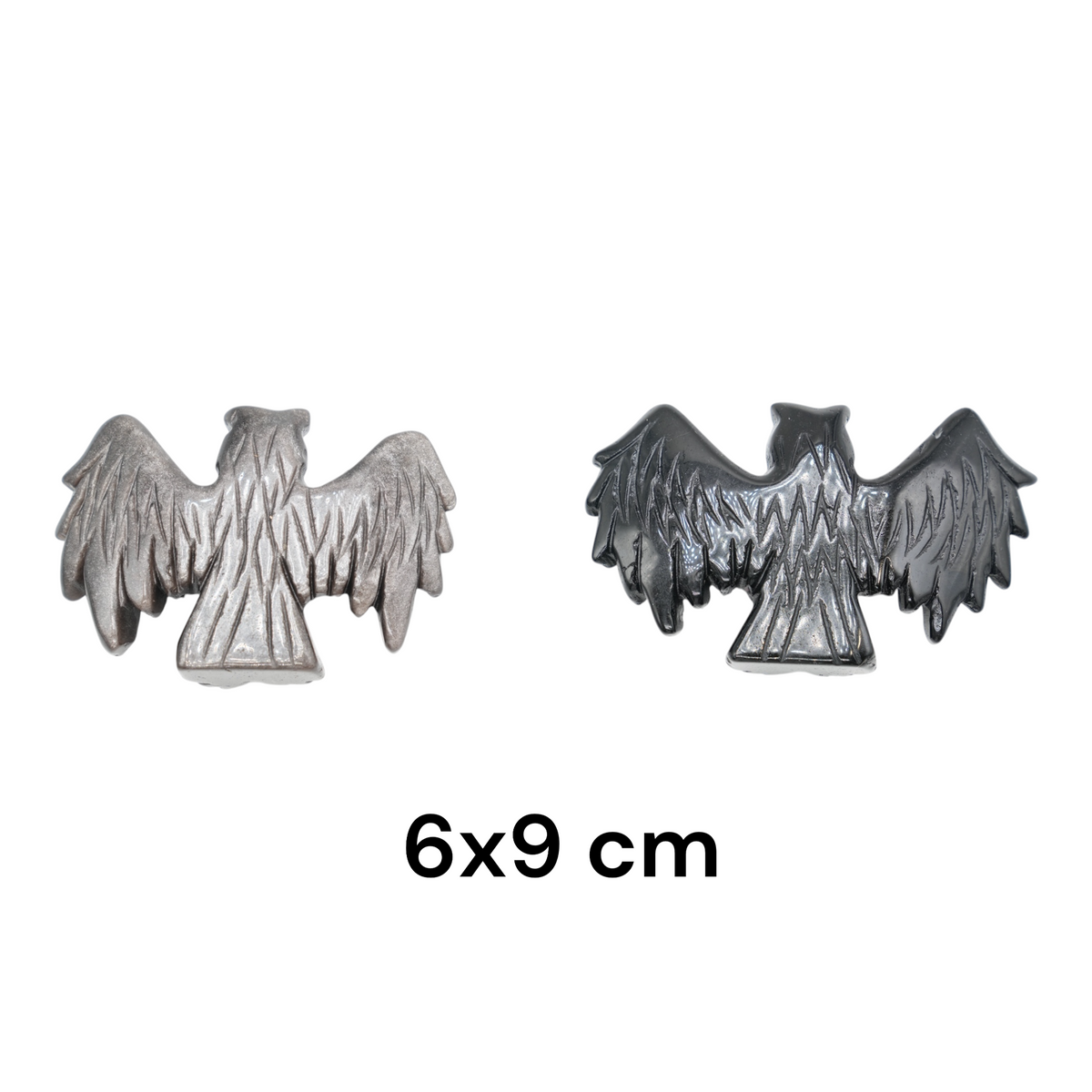 Figurine Chouette sculptée, ailes déployées 6x9 cm