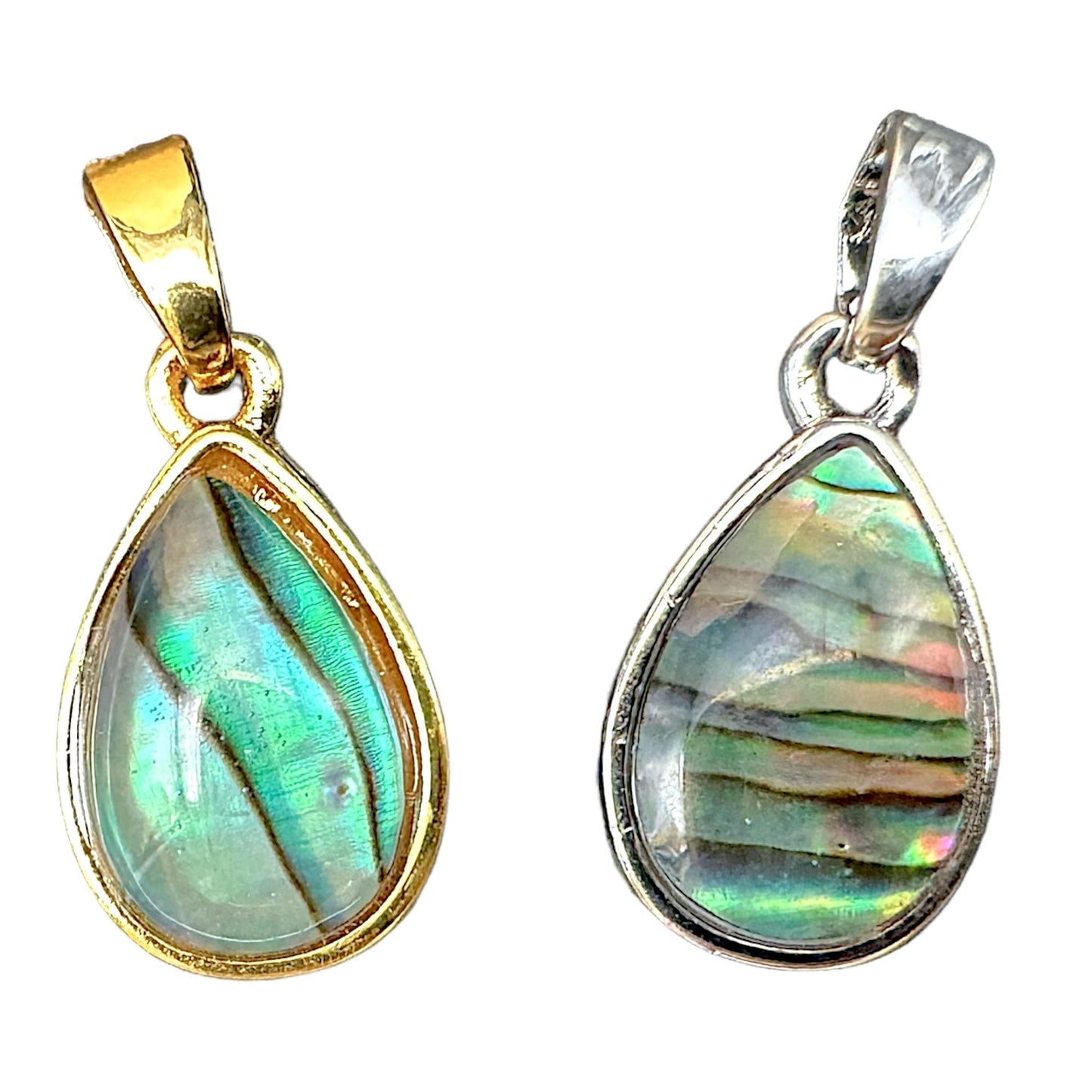 Pendentif coquille d’ormeaux goutte 1 x 1 cm - Foliesbijoux