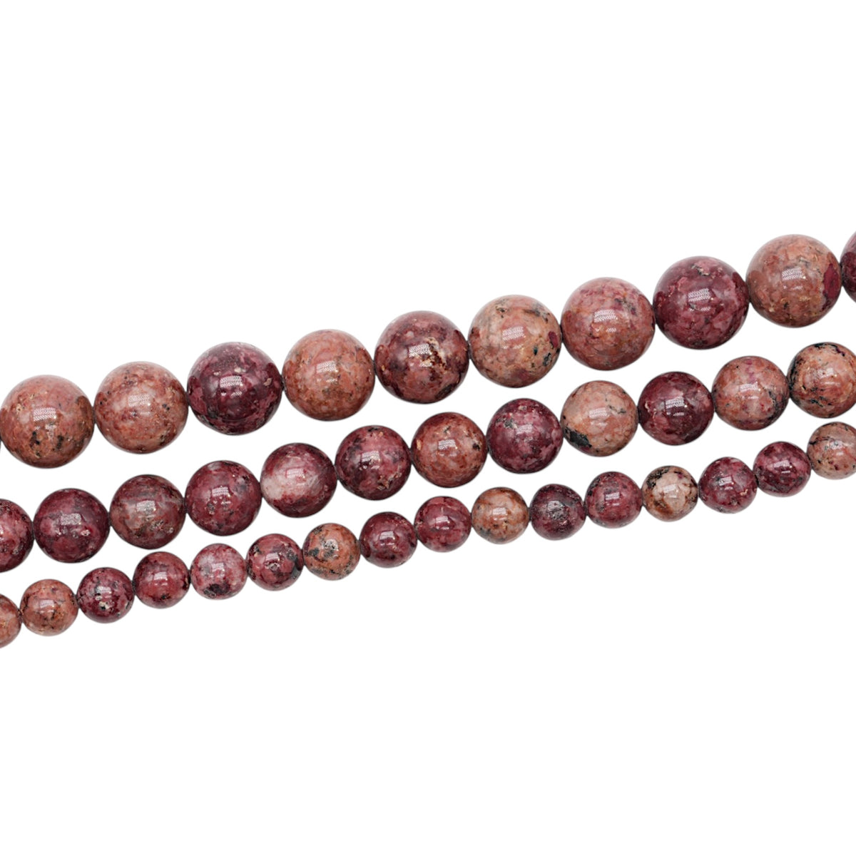 Fil de perles rondes Eudialyte AA