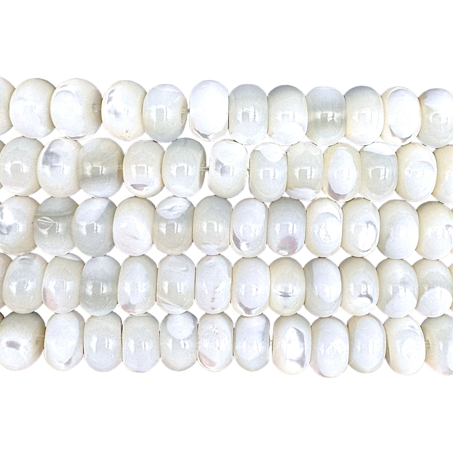 Fil de nacre rondelle - Foliesbijoux