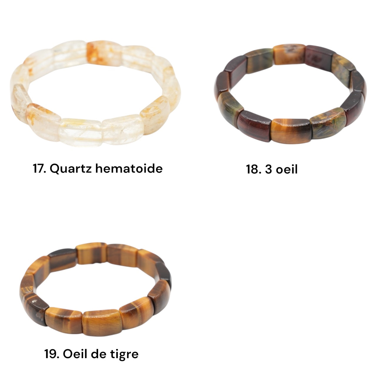 Bracelet AA+ 11x17 mm (17 pierres disponible) #8