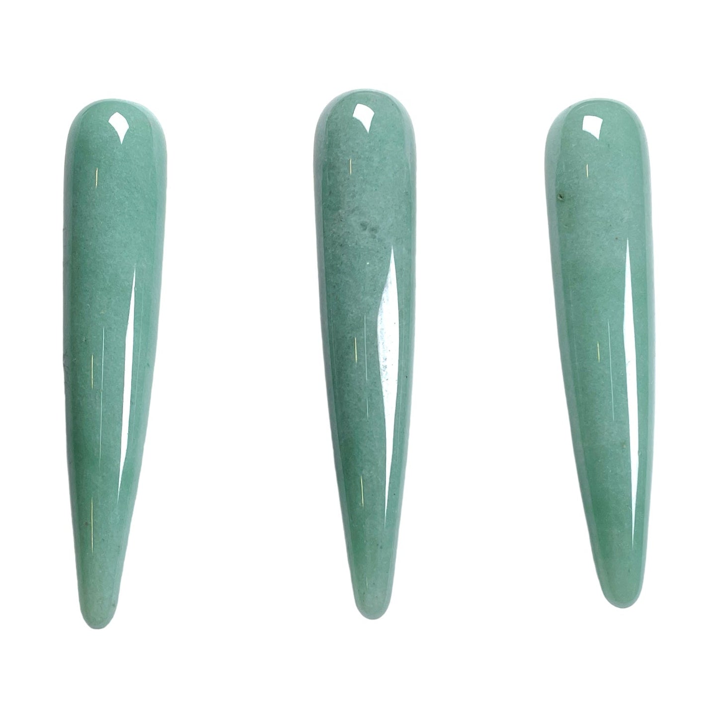 Baton de massage Aventurine verte à l’unité - Foliesbijoux