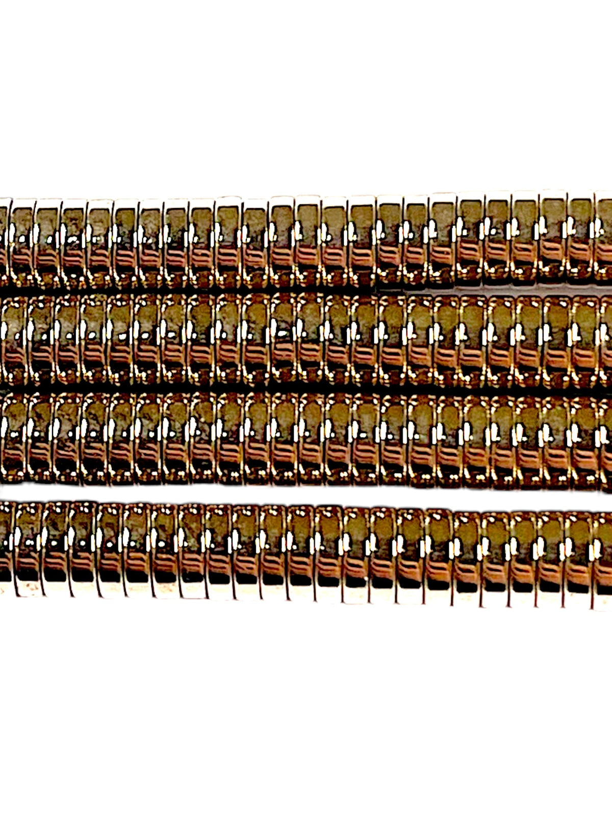 Fil de perle Hématite electroplaquée doré/bronzé HED-18 - Foliesbijoux