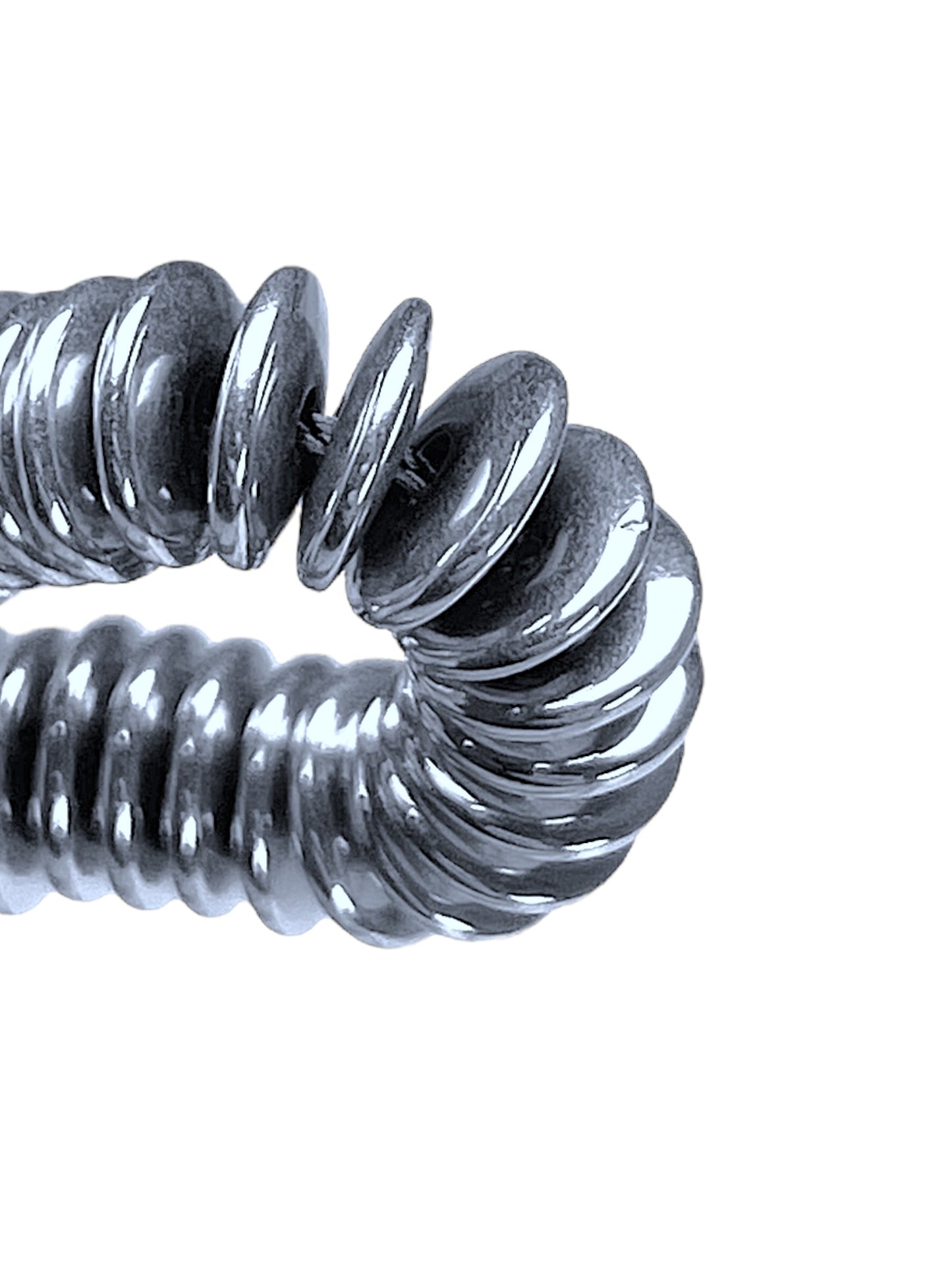 Fil de perle Hématite electroplaquée argenté HEA-97 - Foliesbijoux