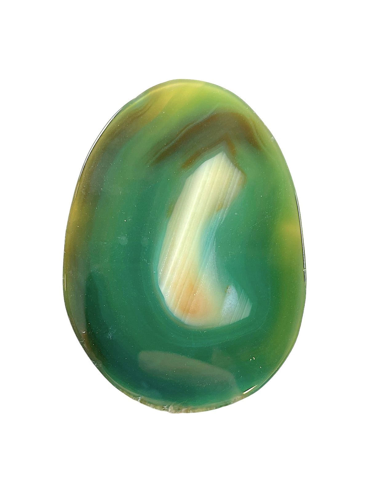 Piece Agate verte à l’unité - Foliesbijoux