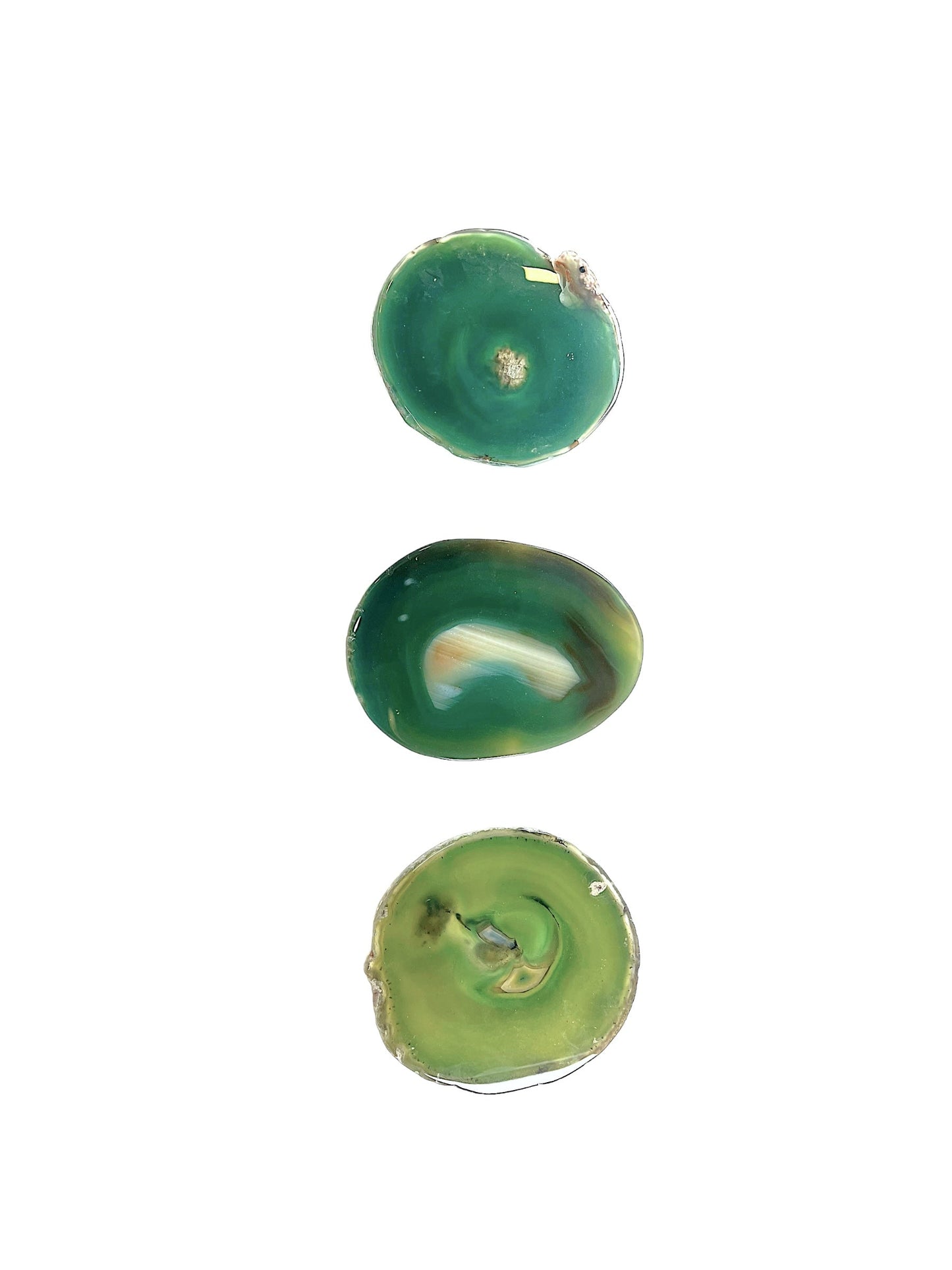 Piece Agate verte à l’unité - Foliesbijoux