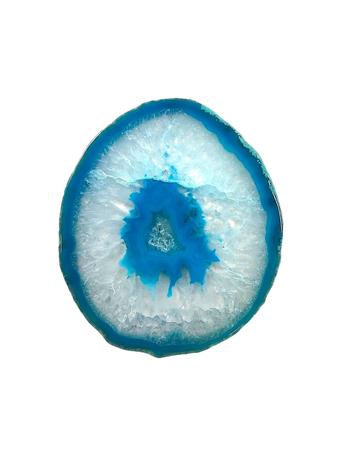 Piece Agate bleu à l’unité - Foliesbijoux