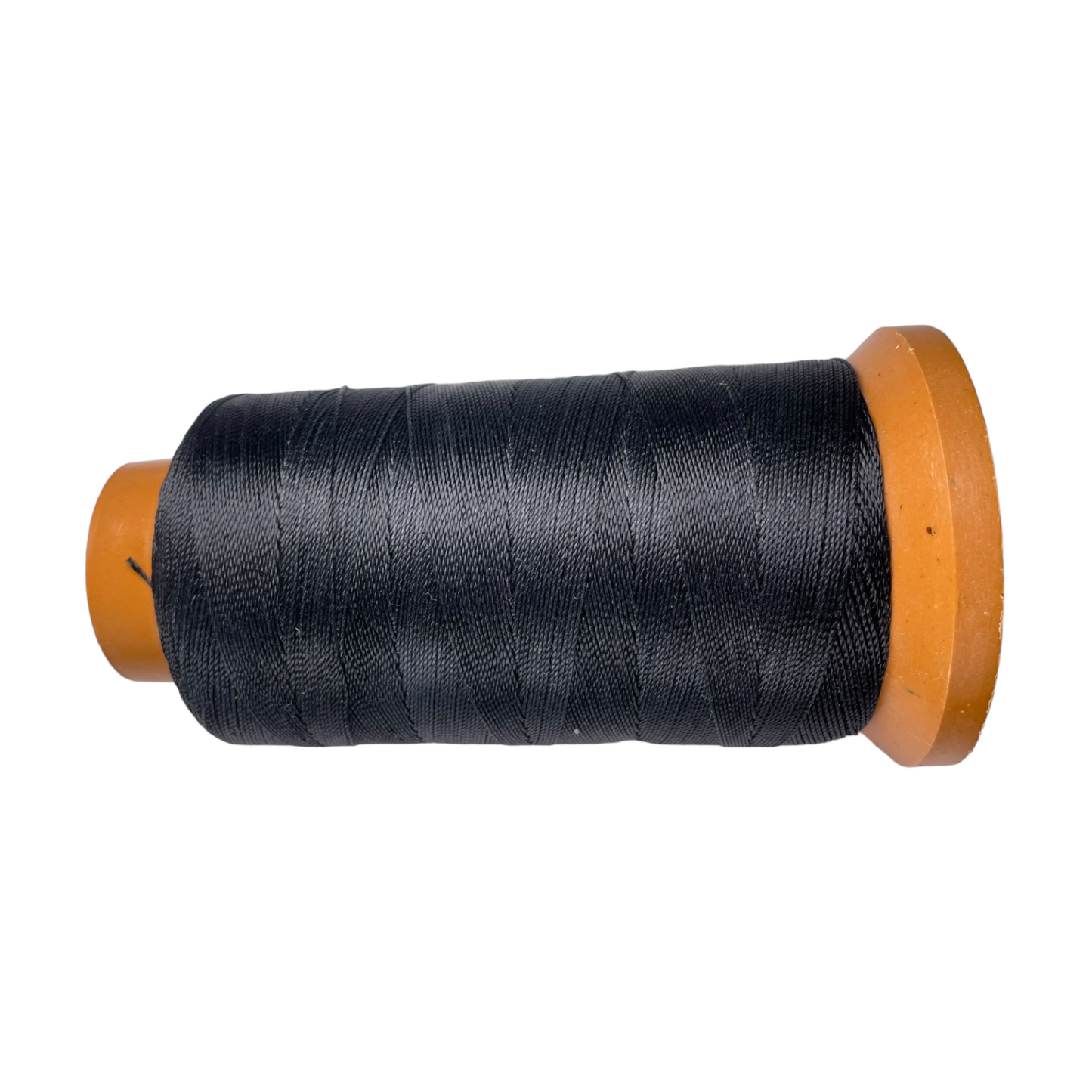 Bobine de fil en polyester noir pour fabrication des colliers - Foliesbijoux