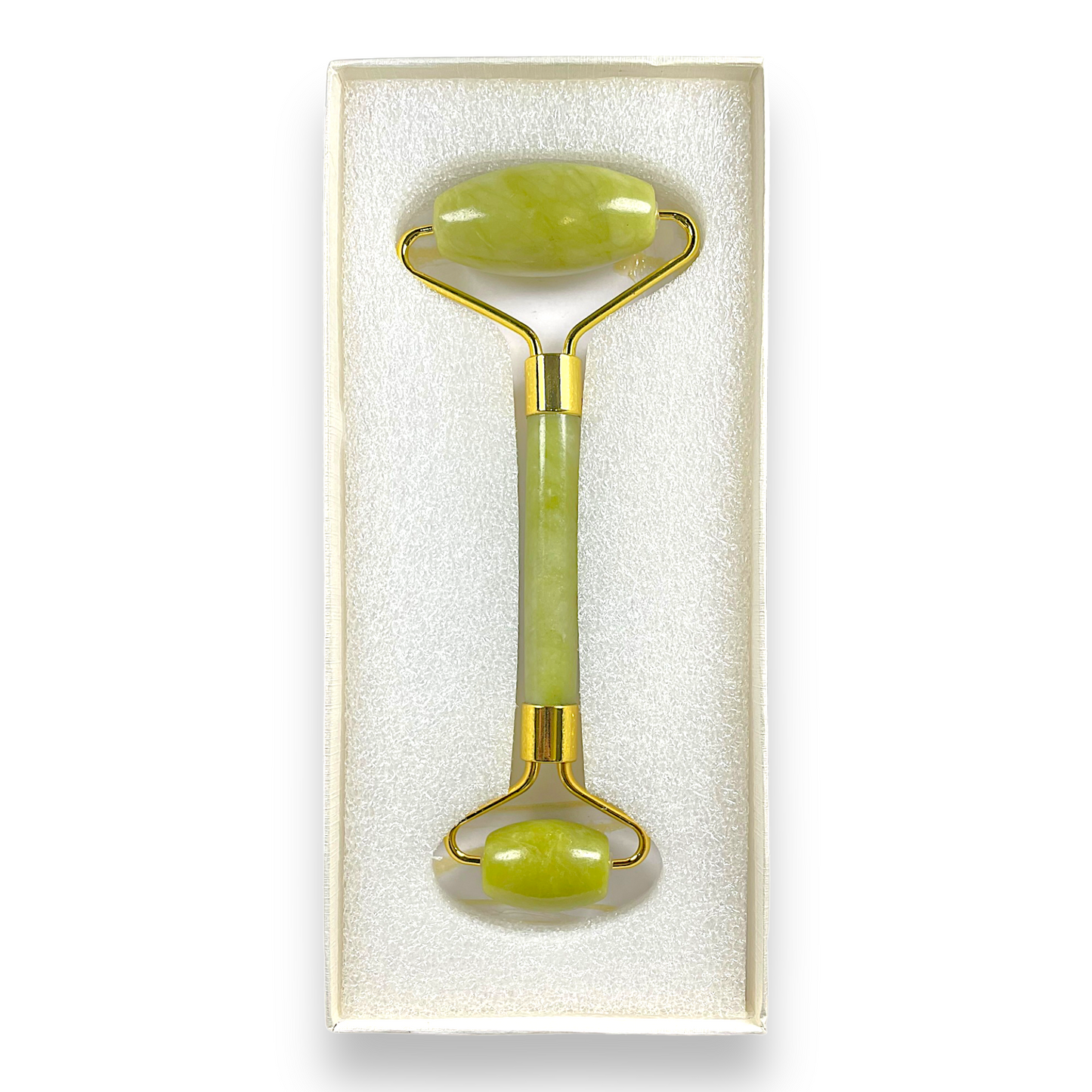 Rouleau de massage Jade de Thaïlande Anti inflammation/imperfection - Foliesbijoux