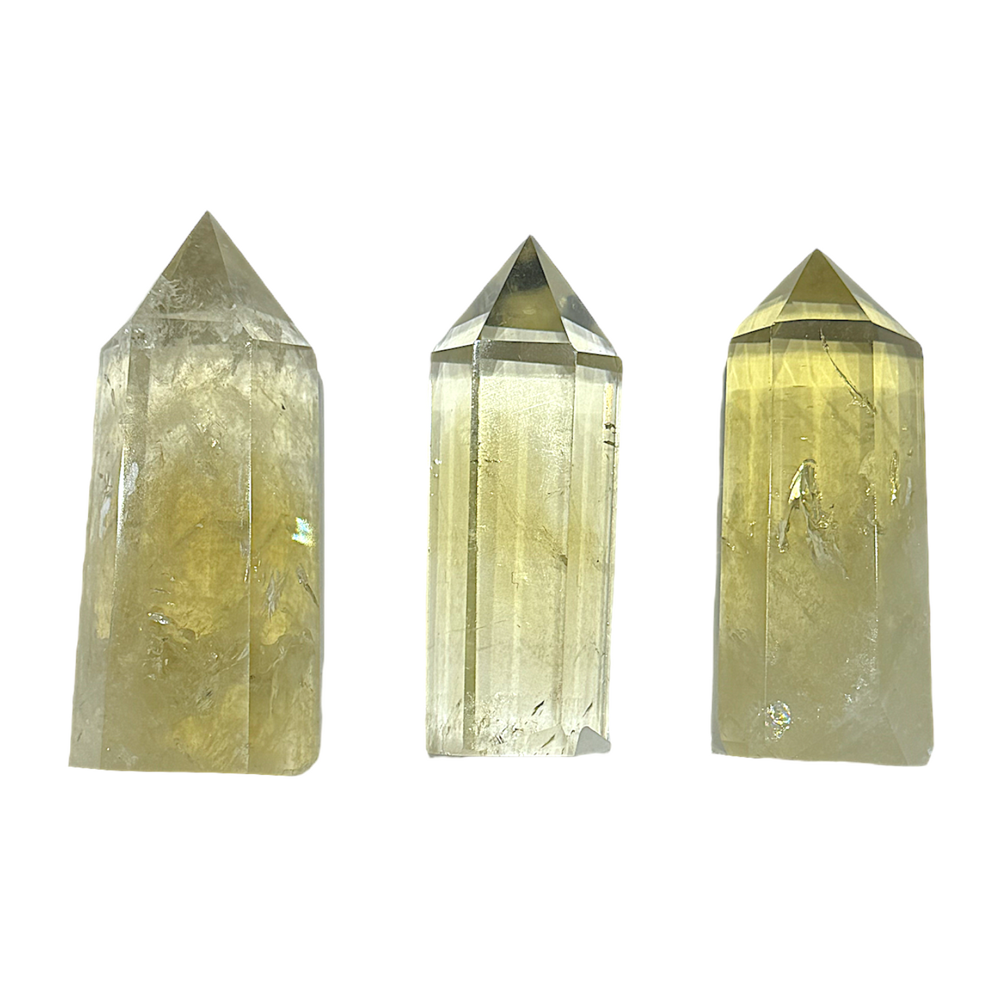 Pointe en Citrine chauffée - Foliesbijoux
