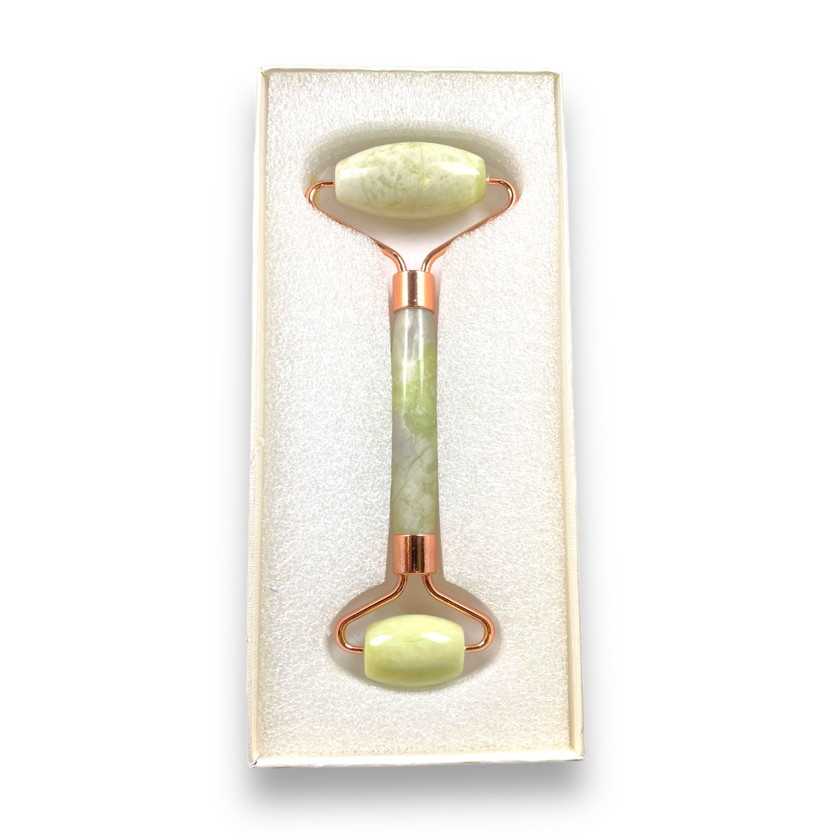 Rouleau de massage Jade de Chine Anti inflammation/imperfection - Foliesbijoux
