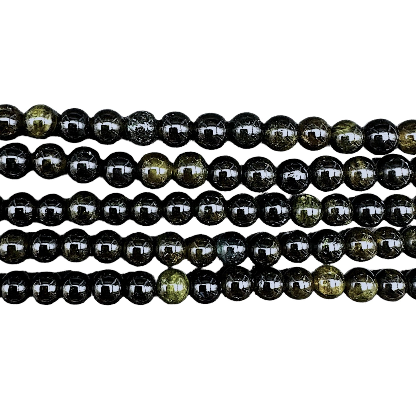 Fil de perle Tourmaline verte - Foliesbijoux