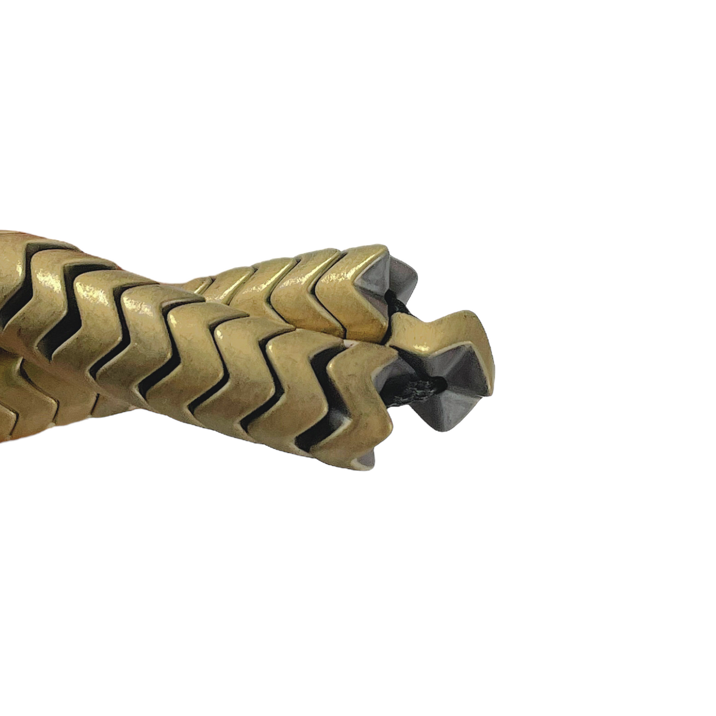 Fil de perle Hématite electroplaquée matte MD-36 - Foliesbijoux