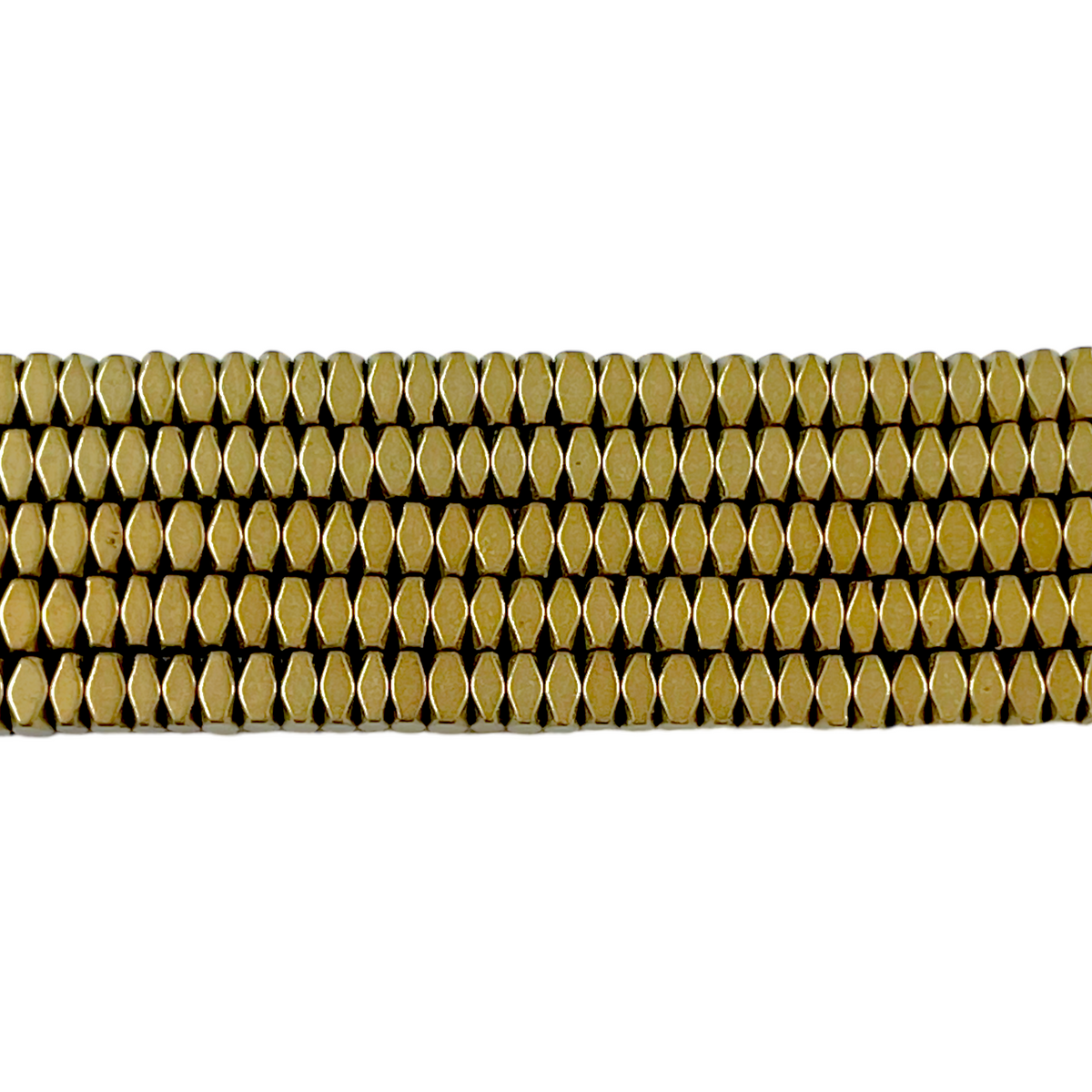 Fil de perle Hématite electroplaquée matte MD-26 - Foliesbijoux