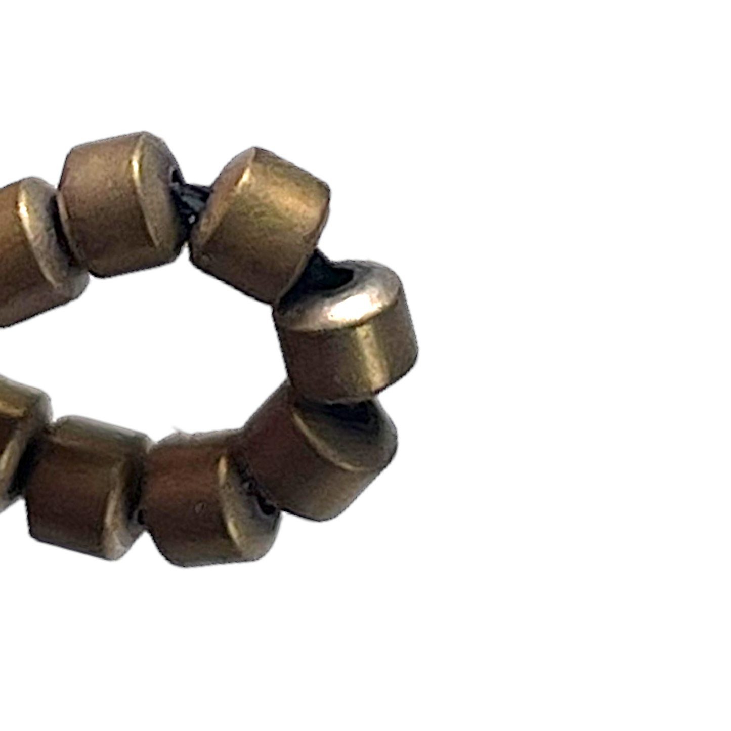 Fil de perle Hématite electroplaquée matte MD-17 - Foliesbijoux