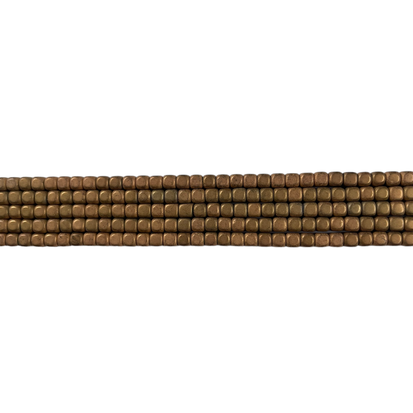 Fil de perle Hématite electroplaquée matte MD-16 - Foliesbijoux