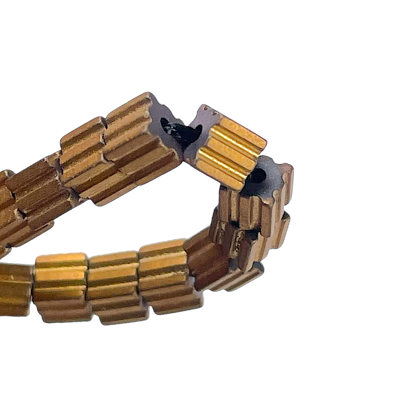 Fil de perle Hématite electroplaquée matte MD-14 - Foliesbijoux